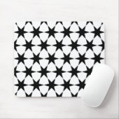 TAPIS DE SOURIS ÉTOILES NOIRES (Avec souris)