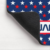 Tapis De Souris Étoiles patriotiques rouges blanches et bleues per (Coin)