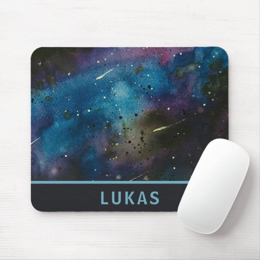 Tapis De Souris Étoiles spatiales de Galaxie cool (Avec souris)