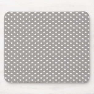 Tapis De Souris Étoiles sur le gris