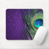 Tapis De Souris Étonnant Peacock Violet (Avec souris)