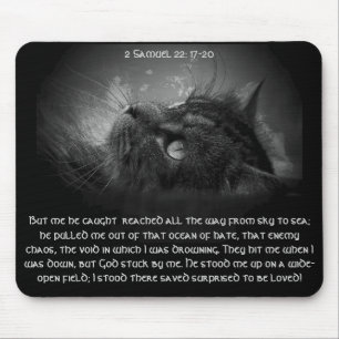 Tapis De Souris Étonné d'être aimé 2 Samuel 22:17-22