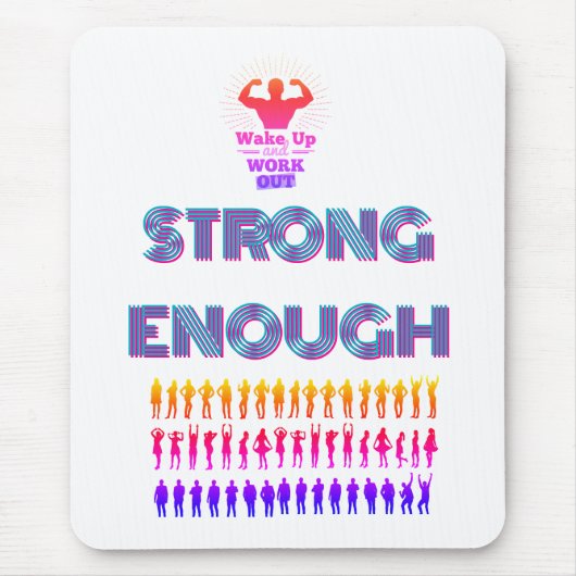 Tapis De Souris être assez fort (Devant)