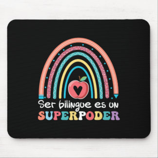 Tapis De Souris Être Bilingue Est Un Superpouvoir Ck To School Esp