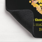 Tapis De Souris Être en amour citation : Ce sont ces petites chose (Coin)