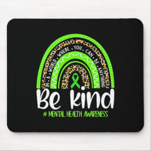 Tapis De Souris Être en forme Sensibilisation à la santé mentale L