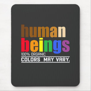 Tapis De Souris Être humain 100% couleur organique mai Varier LGBT