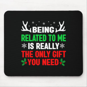 Tapis De Souris Etre Lié À Moi Drôle Noël S Femmes Hommes Fa