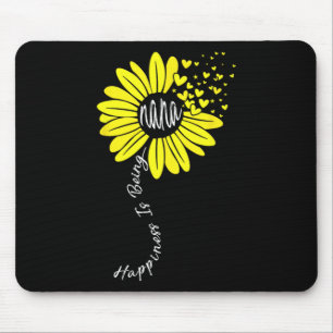 Tapis De Souris Être Nana Joyeuse Fête des Mères Tournesol Famille