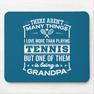 Tapis De Souris Être un grand-père de tennis vieil homme drôle