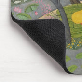 Tapis De Souris Étreinte de Radha et de Krishna dans un verger de (Coin)