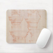 Tapis De Souris Étude de W.18v des capitaux de colonne (Avec souris)