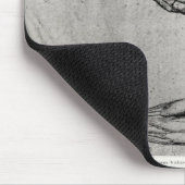 Tapis De Souris Étude des bras (Coin)
