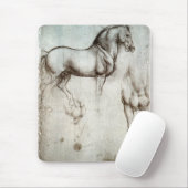 Tapis De Souris Étude des chevaux - Leonardo da Vinci (Avec souris)