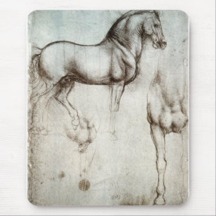Tapis De Souris Étude des chevaux - Leonardo da Vinci