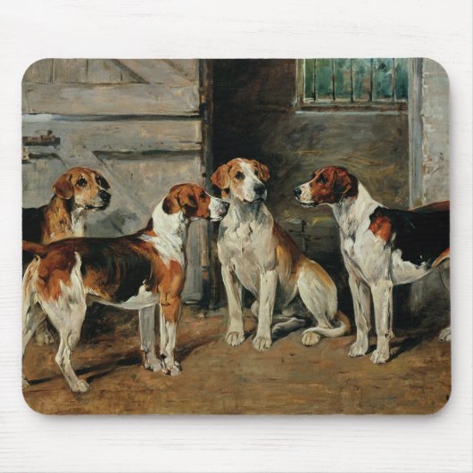 Tapis De Souris Étude des chiens (Devant)