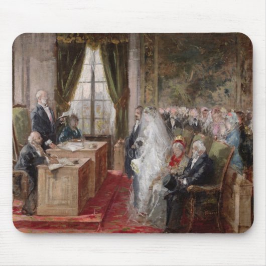 Tapis De Souris Étude pour le mariage civil (Devant)