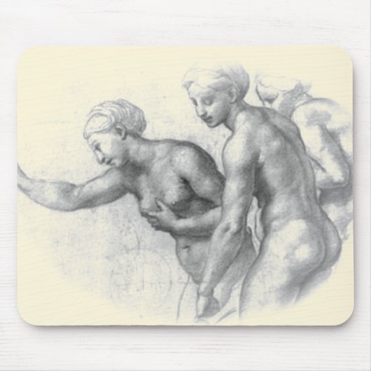 Tapis De Souris Étude pour les 3 Graces - Raphael mousepad (Devant)