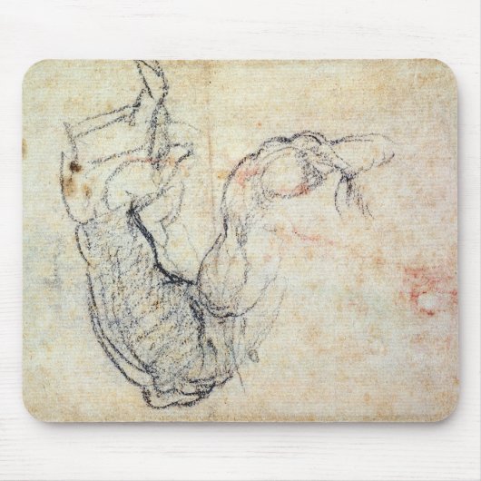 Tapis De Souris Étude préparatoire pour le bras du Christ (Devant)