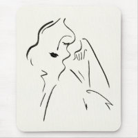 Étude simple - Croquis d'une dame