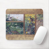 Tapis De Souris Études d'oiseaux, Bruno Liljefors (Avec souris)