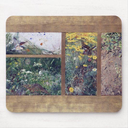 Tapis De Souris Études d'oiseaux, Bruno Liljefors (Devant)