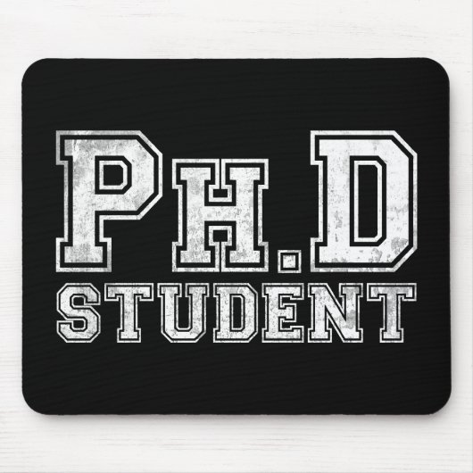 Tapis De Souris Étudiant de Ph.D (Devant)