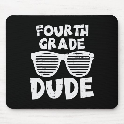 Tapis De Souris Étudiants de 4e année en 4e année Retour (Devant)