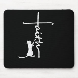 Tapis De Souris Étui drôle pour femmes - Citations de croix de foi