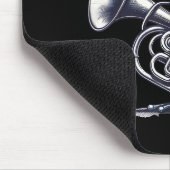 Tapis De Souris Eu Phoned Funny Euphonium Frog Music Band Pun (Coin)