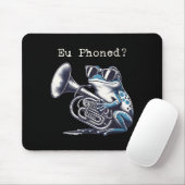 Tapis De Souris Eu Phoned Funny Euphonium Frog Music Band Pun  (Avec souris)