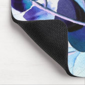 Tapis De Souris Eucalyptus gomme feuille aquarelle art (Coin)