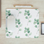 Tapis De Souris Eucalyptus Motif vert<br><div class="desc">Eucalyptus Motif vert</div>