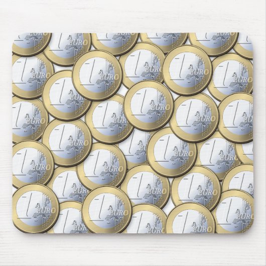 Tapis De Souris Euro Pièces mousepad (Devant)