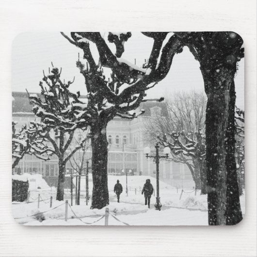 Tapis De Souris Europe, Autriche, Salzbourg. Hiver, (Devant)