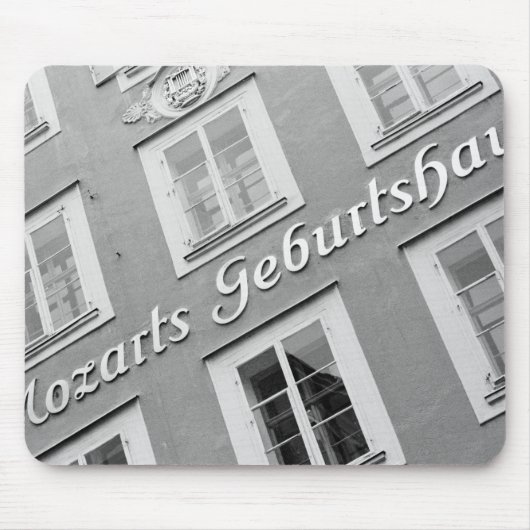 Tapis De Souris Europe, Autriche, Salzbourg. Lieu de naissance de (Devant)
