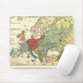 Tapis De Souris Europe Carte Pays Antique Mondiale (Avec souris)