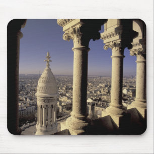 Tapis De Souris Europe, France, Paris, Vue de Paris à travers