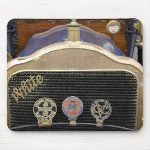 Tapis De Souris Europe, Irlande, Dublin. Voiture ancienne, Blanche