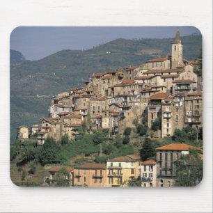Tapis De Souris Europe, Italie, Ligurie, Apricale. Riviera Di