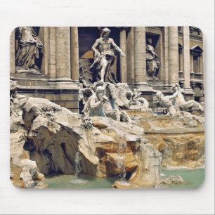 Tapis De Souris Europe, Italie, Rome. Les pièces de monnaie jonche