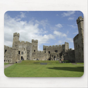 Tapis De Souris Europe, Pays de Galles, Caernarfon. Château de Cae