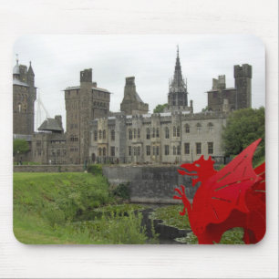 Tapis De Souris Europe, Pays de Galles, Cardiff. Château de Cardif
