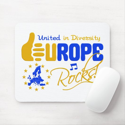 Tapis De Souris Europe Rocks ! mousepad (Avec souris)