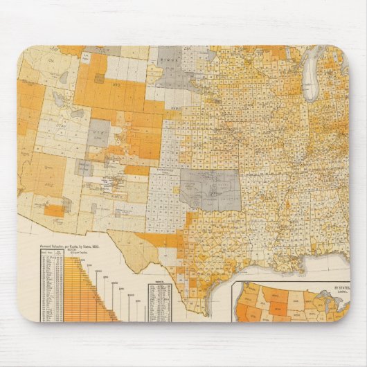 Tapis De Souris évaluation des pays (Devant)