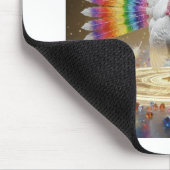 Tapis de souris éventail de queue de symphonie (Coin)