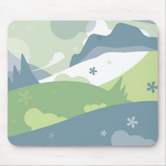 Tapis De Souris Everlast - Retro Mod Paysage Mousepad