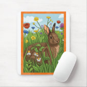 Tapis De Souris Every Bunny Loves Flowers (Avec souris)
