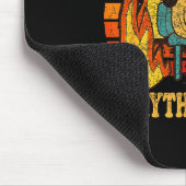 Tapis De Souris Everything Is Fine Dog Drinking Coffee Burning Mem (Coin)