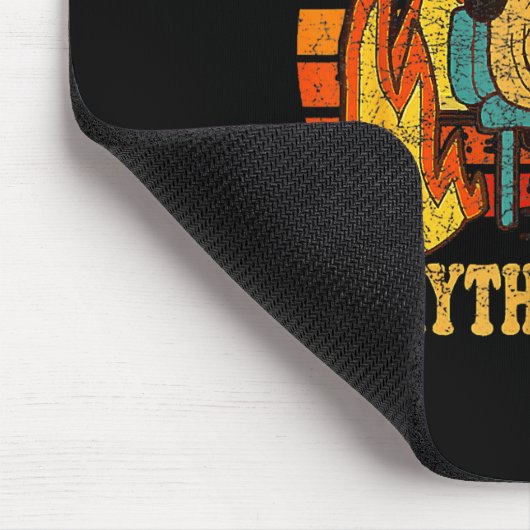 Tapis De Souris Everything Is Fine Dog Drinking Coffee Burning Mem (Coin)